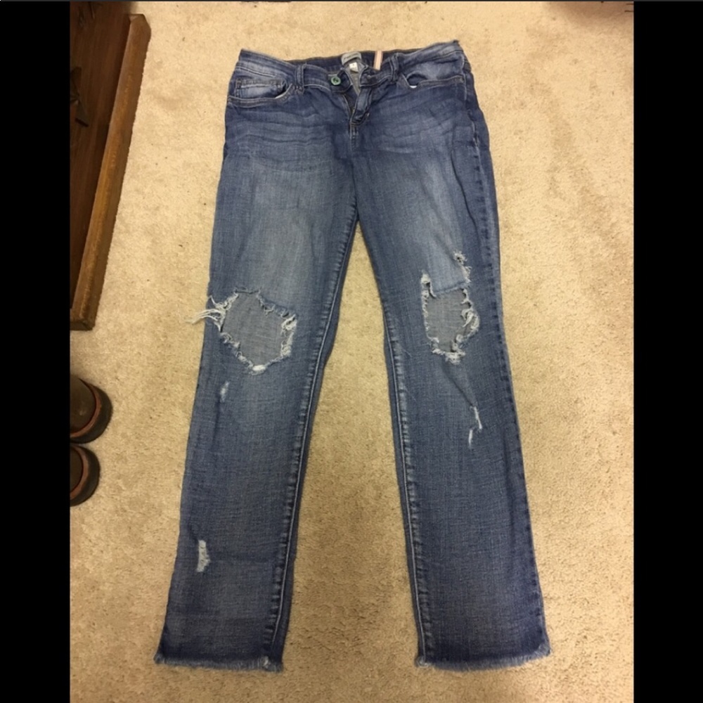 Distressed Jeans